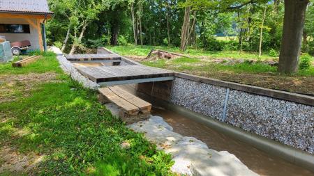 Poseg brez vodnega soglasja, ki predstavlja enega od vzrokov poplavljanja v Novi vasi